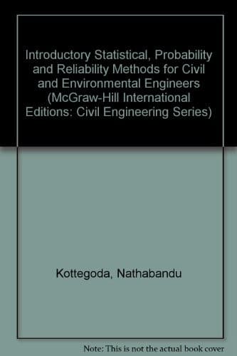 Cover of Introductory Statistical, Probability and Reliability Methods for Civil and Environmental Engineers
